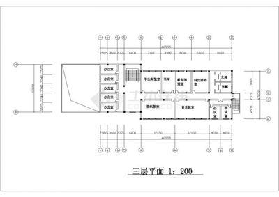 整套小学教学楼室内外装修设计cad方案施工图